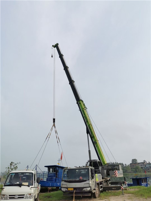 台江区桥梁建设吊装案例